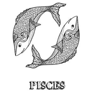 Pisces Coloring Pages Printable for Free Download