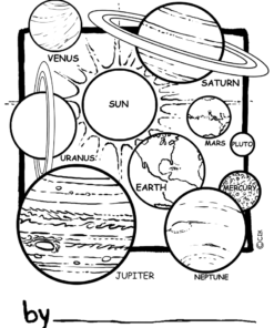 Solar System Coloring Pages Printable for Free Download