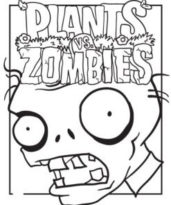 Plants vs Zombies Coloring Pages Printable for Free Download