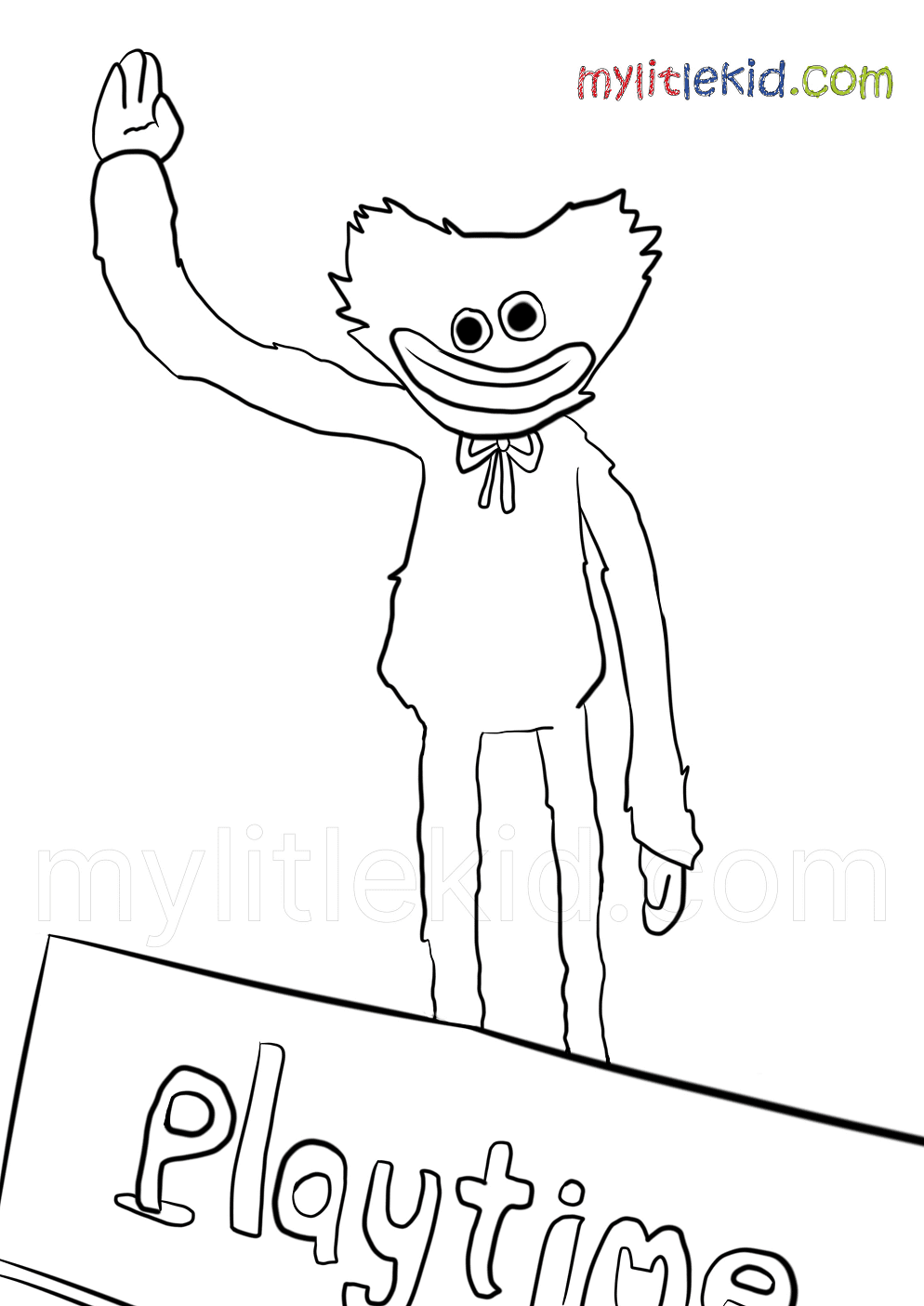 Huggy Wuggy Coloring Pages - Coloring Pages For Kids And Adults in 2023