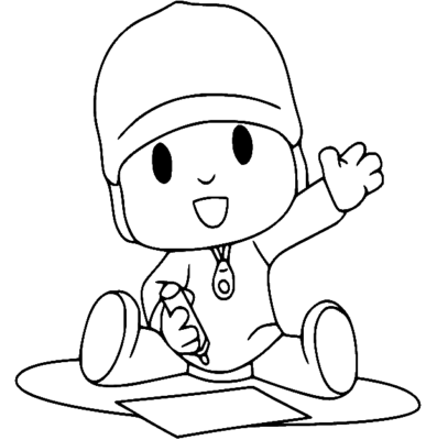 Pocoyo Coloring Pages Printable for Free Download