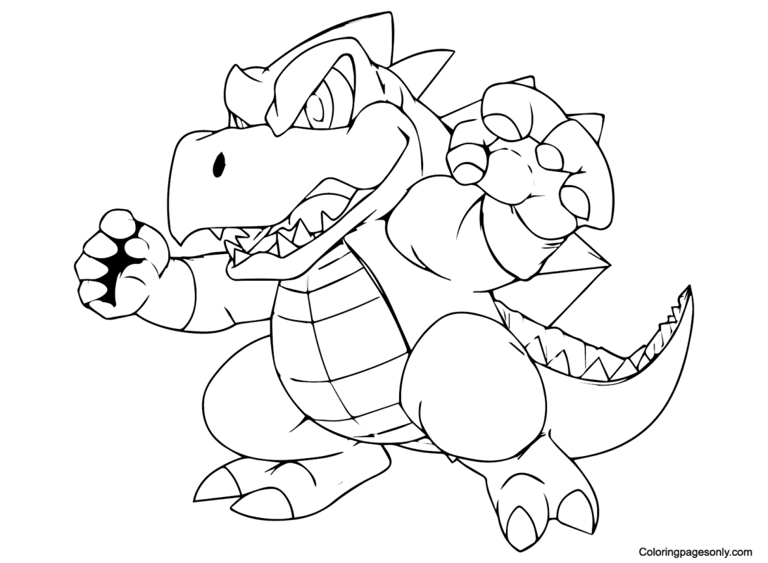 krokorok coloring pages printable pokemon