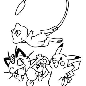 Mew Pokemon Coloring Pages 2019, Educative Printable