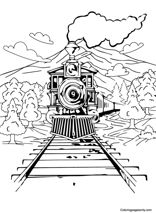 Polar Express Coloring Pages Printable For Free Download