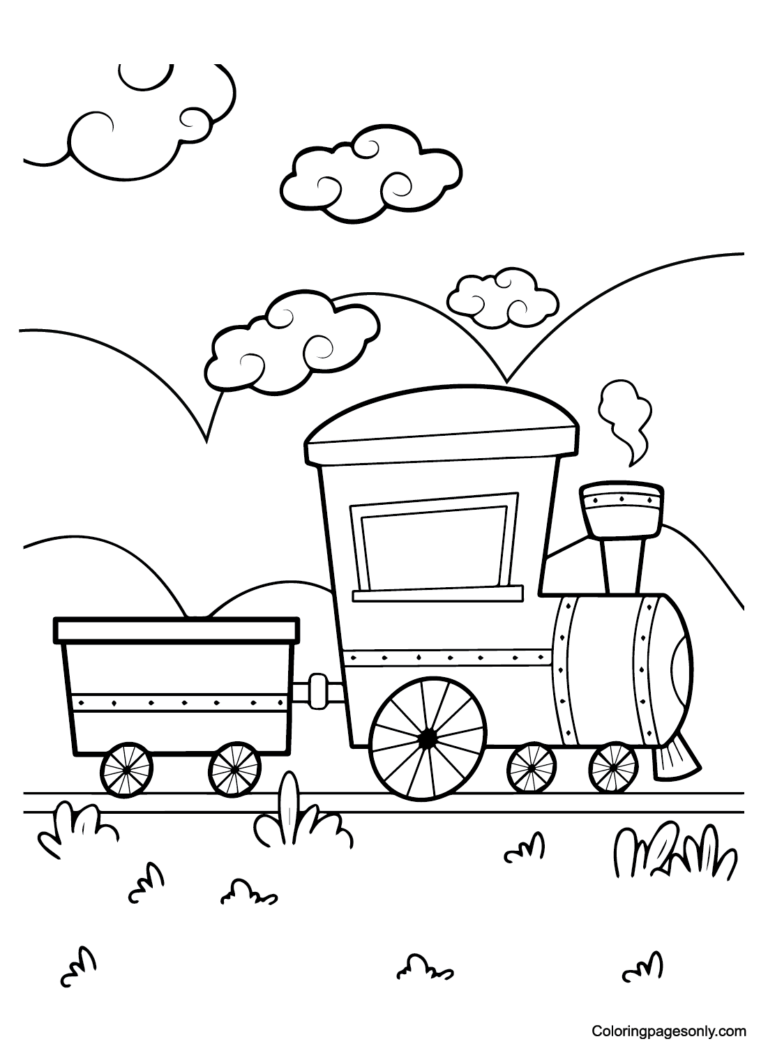 Polar Express Coloring Pages Printable for Free Download