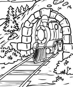 Polar Express Coloring Pages Printable for Free Download