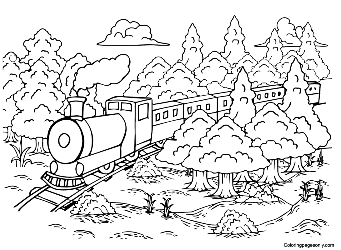 Polar Express Coloring Pages Printable For Free Download