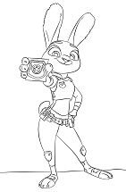 Zootopia Coloring Pages Printable for Free Download