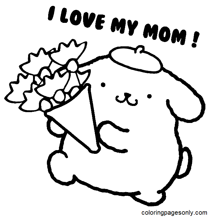 Pompompurin Coloring Pages Printable For Free Download