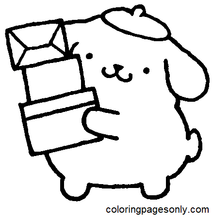 Pompompurin Coloring Pages Printable For Free Download