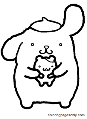 Pompompurin Coloring Pages Printable for Free Download