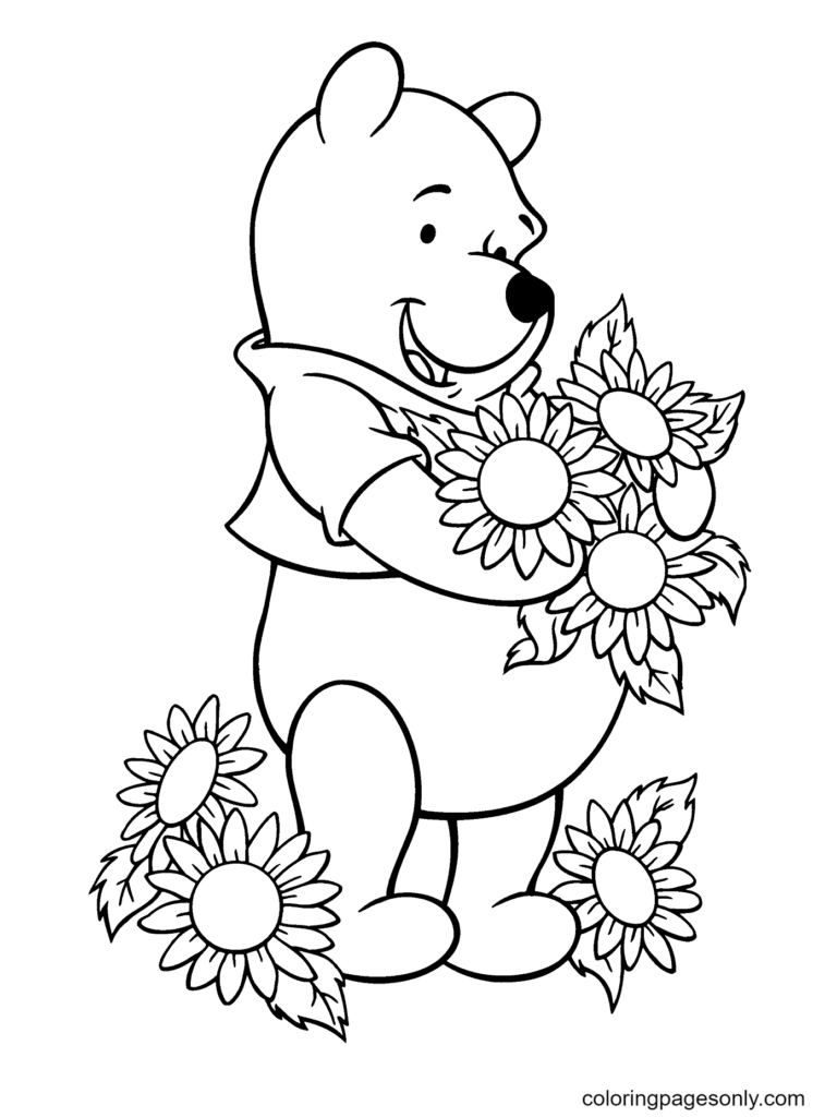 Winnie The Pooh Coloring Pages Printable for Free Download