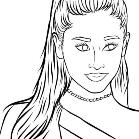 Ariana Grande Coloring Pages Printable for Free Download