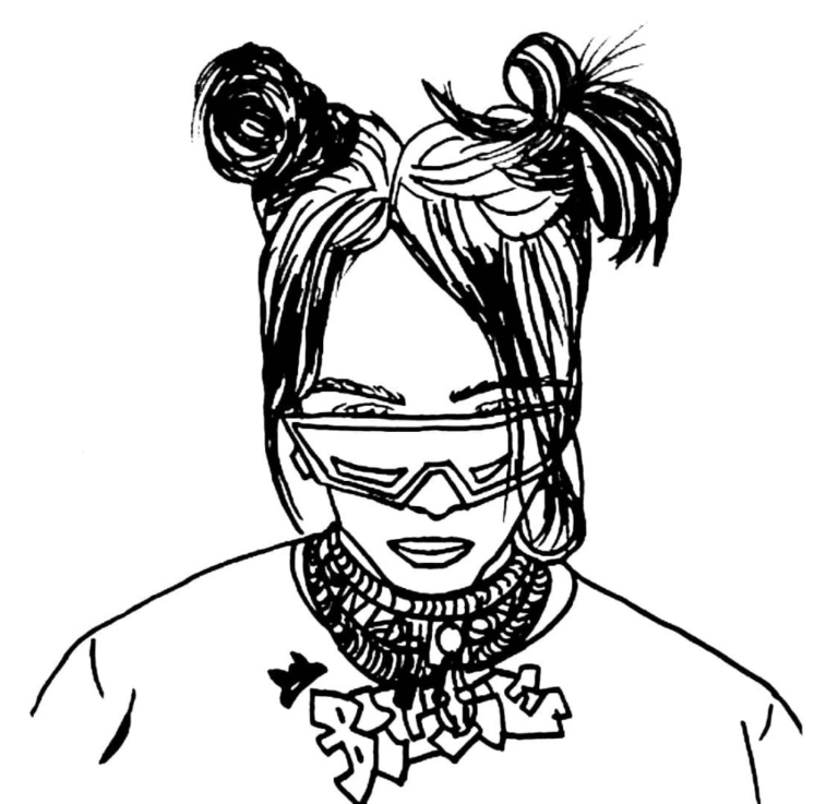 Billie Eilish Coloring Pages Printable for Free Download