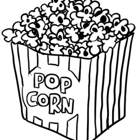 Popcorn Coloring Pages Printable For Free Download