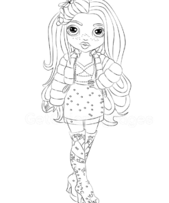 Rainbow High Coloring Pages Printable For Free Download