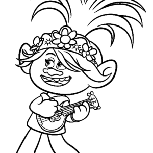 Poppy Coloring Pages Printable for Free Download