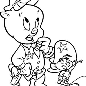 Speedy Gonzales color page - Coloring pages for kids