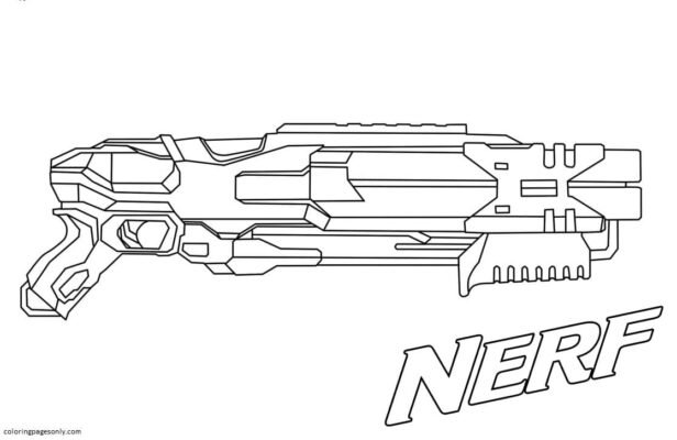 Gun Coloring Pages Printable for Free Download