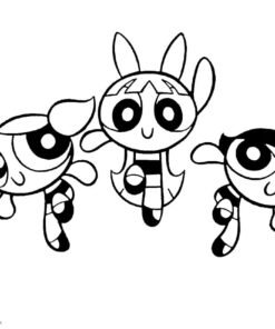 Powerpuff Girls Coloring Pages Printable for Free Download