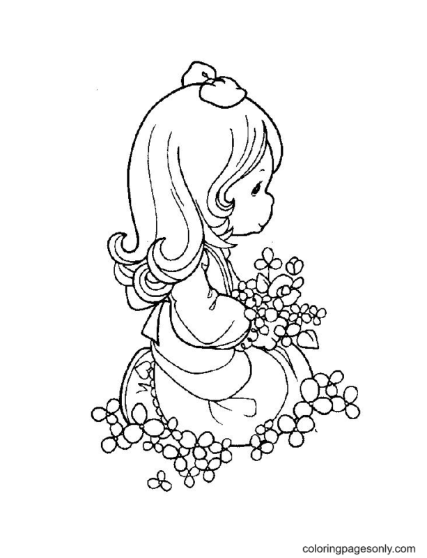 Precious Moments Coloring Pages Printable for Free Download