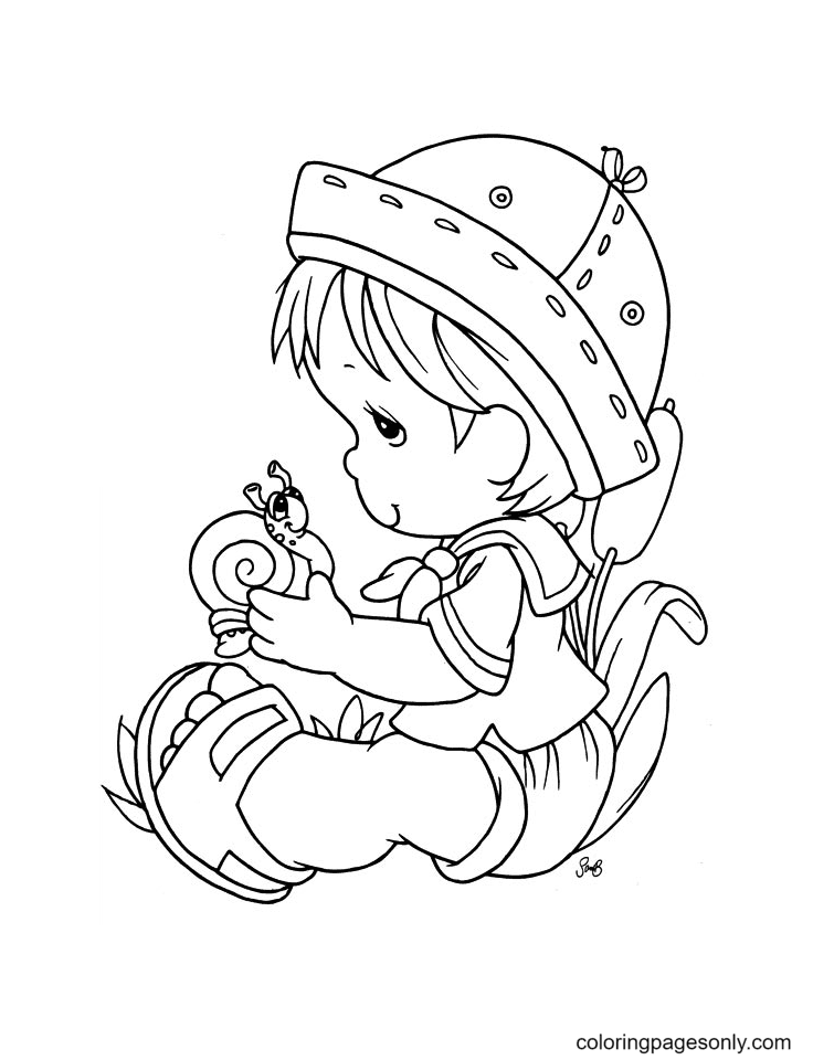 Precious Moments Coloring Pages Printable for Free Download