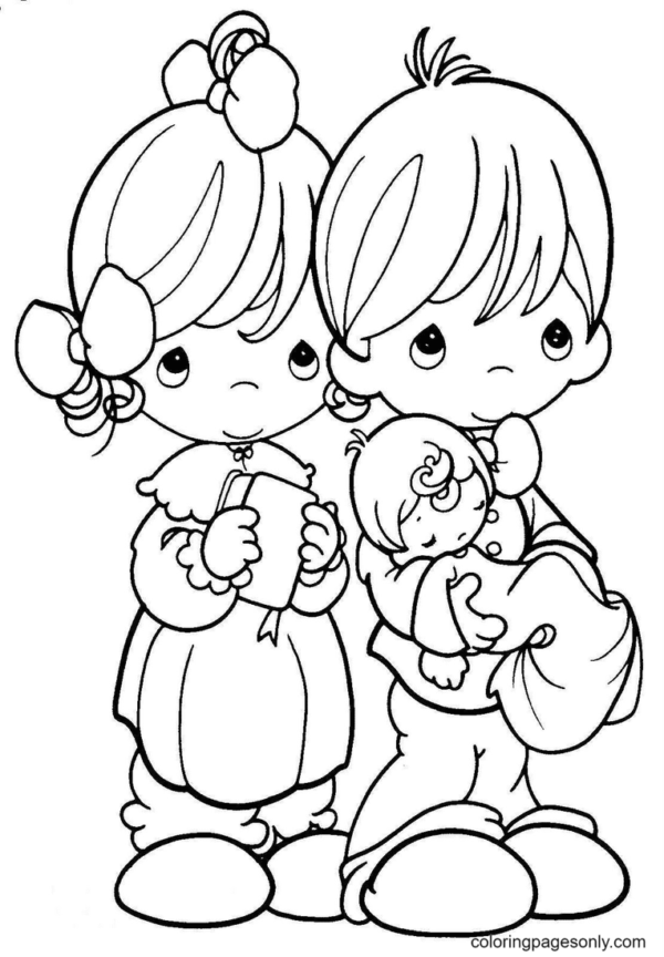 Precious Moments Coloring Pages Printable for Free Download