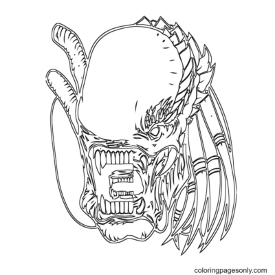 Predator Coloring Pages Printable for Free Download