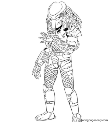 Predator Coloring Pages Printable for Free Download