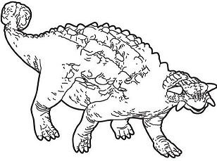 Ankylosaurus Coloring Pages Printable for Free Download