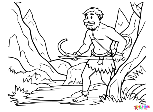 PreHistory Coloring Pages Printable for Free Download