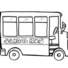 School Bus Coloring Pages Printable for Free Download