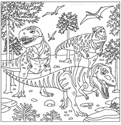 Allosaurus Coloring Pages Printable for Free Download