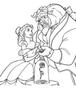 Belle Coloring Pages Printable for Free Download