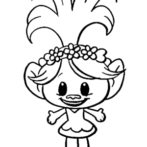 Poppy Coloring Pages Printable for Free Download