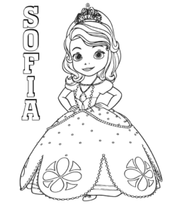 14+ Sofia Coloring Pages