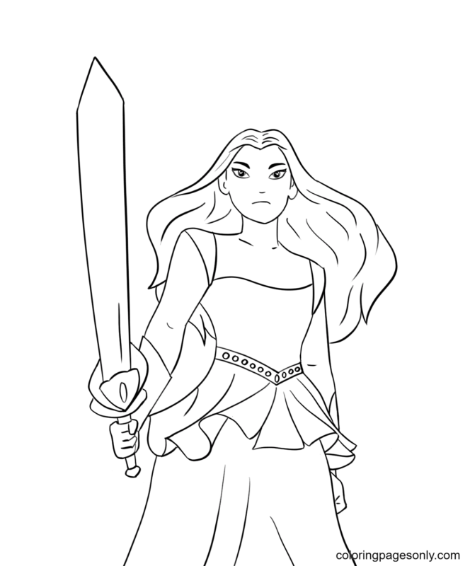 Sword in the Stone Coloring Pages Printable for Free Download