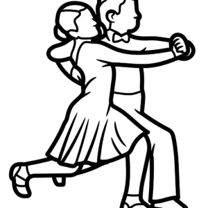 Dancing Coloring Pages Printable for Free Download