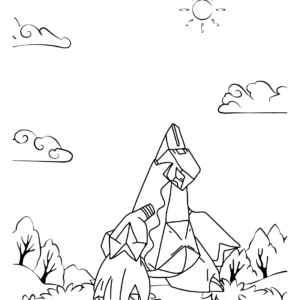 Pokemon Onix Coloring Page » Turkau