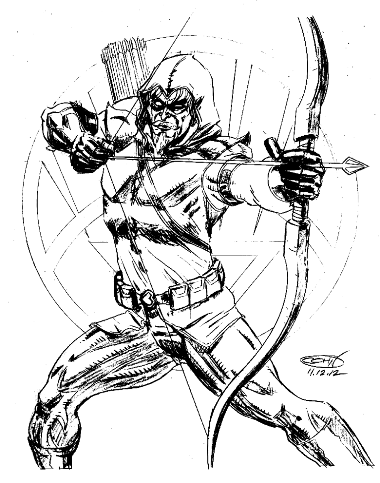 10 Green Arrow Coloring Pages Printable: Unleash Your Artistic Archery Skills