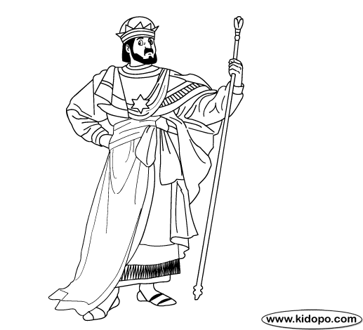 bible king coloring pages