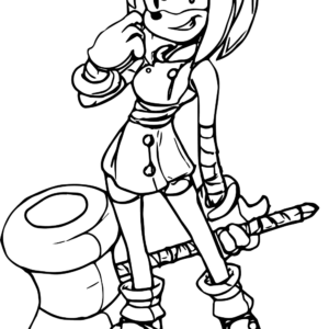 Amy Rose Coloring Pages - Best Coloring Pages For Kids