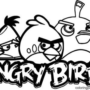 Angry Birds Bubbles Coloring Pages - Get Coloring Pages