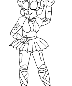 Ballora Coloring Pages Printable for Free Download