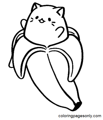 Bananya Coloring Pages Printable for Free Download