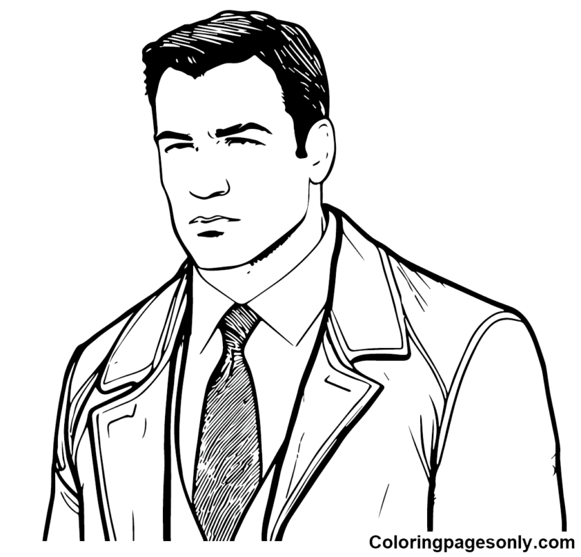 Ben Affleck Coloring Pages Printable for Free Download