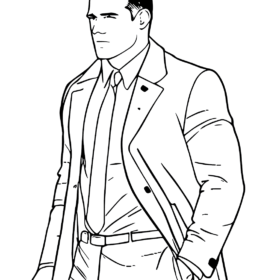 Ben Affleck Coloring Pages Printable for Free Download