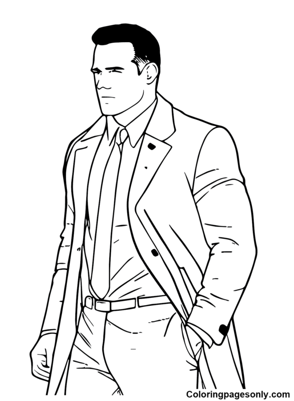 Ben Affleck Coloring Pages Printable for Free Download