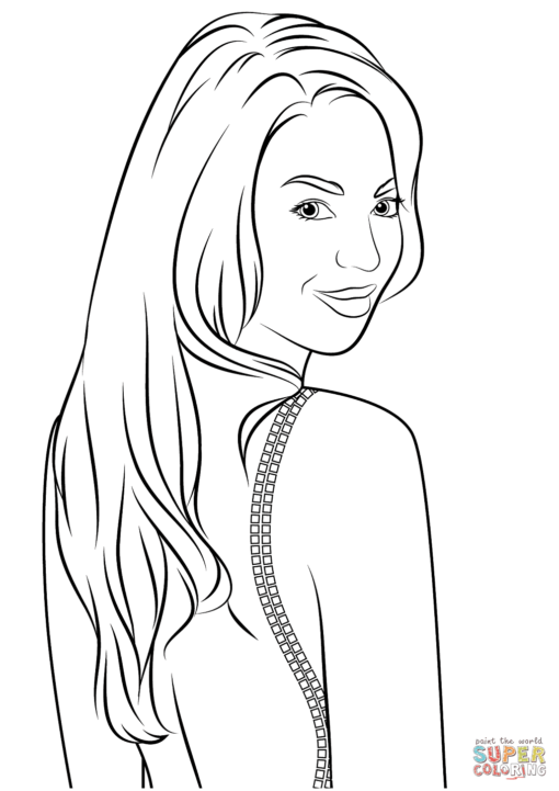Beyonce Coloring Pages Printable for Free Download