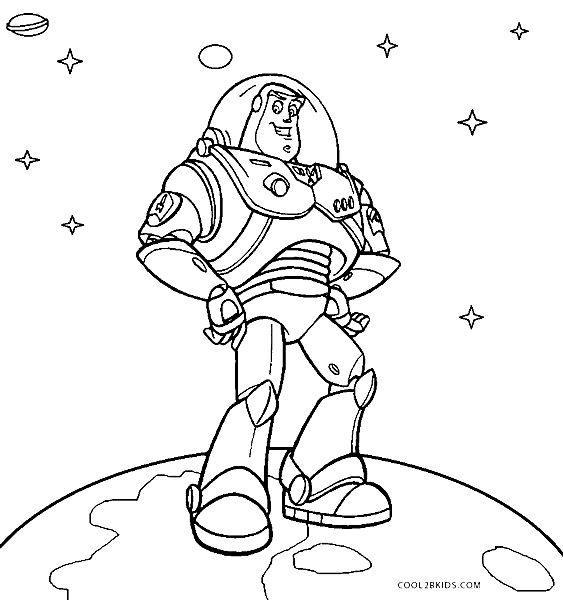 Buzz Lightyear Coloring Pages Printable for Free Download